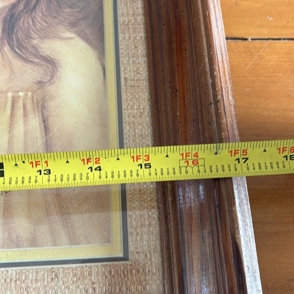 Vintage Margaret Kane A LITTLE KISS Big Eyes Art Print Signed Framed 20 X 17 - Picture 6 of 8